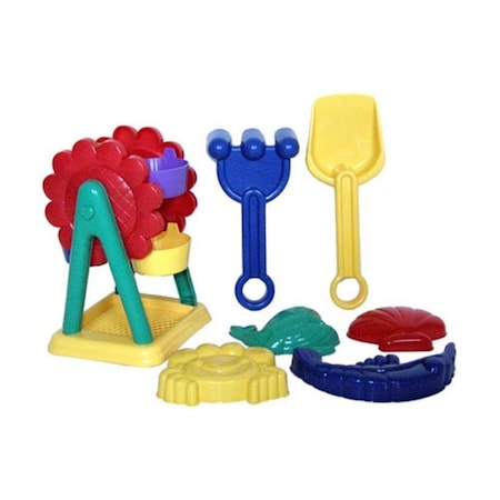 Sunshine Trading Sunshine Trading YS-266 Sand Wheel Toy - 7 Piece Set YS-266